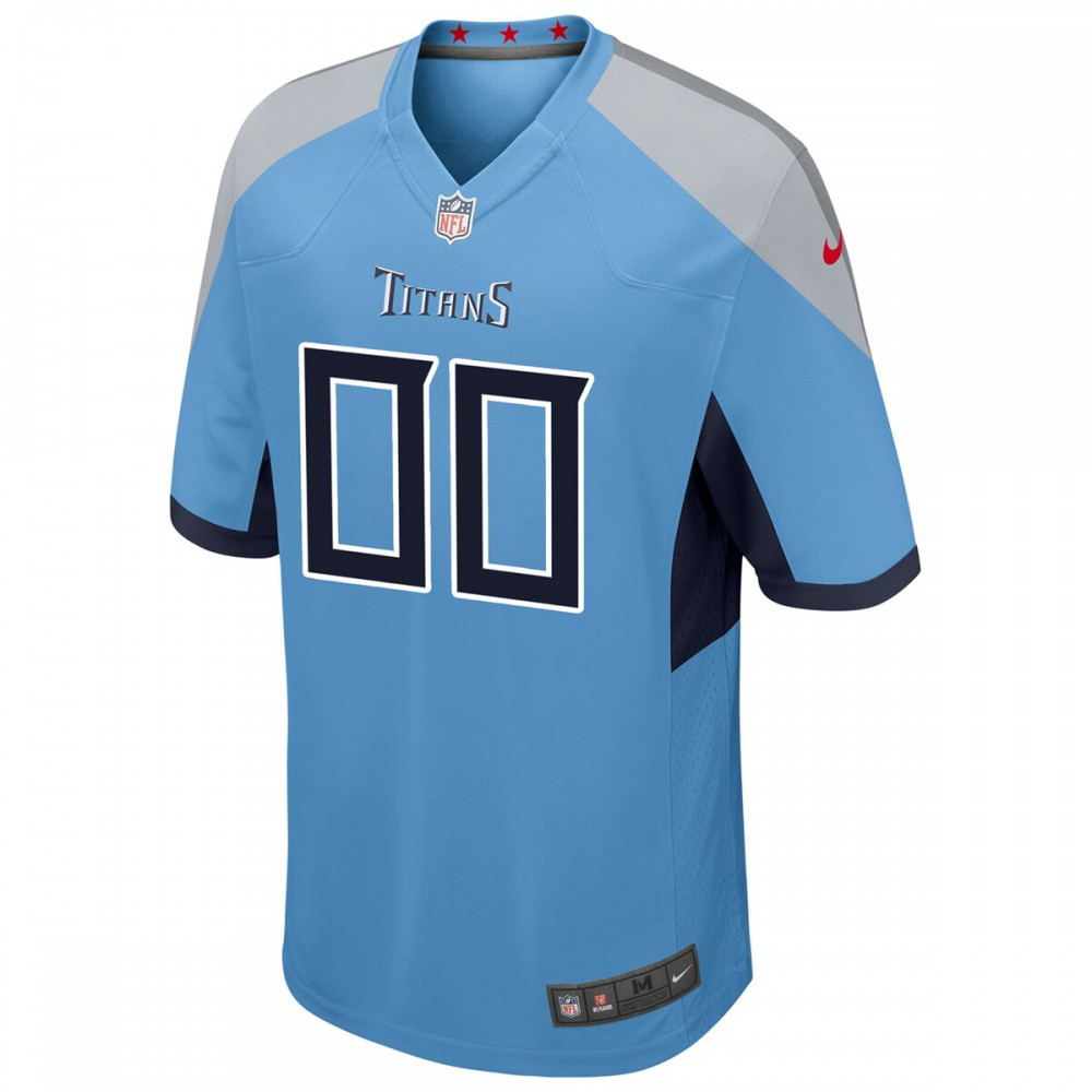 Tennessee Titans Nike Youth Alternate Custom Game Jersey - Light Blue-GridironStore